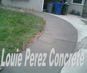 Side Walk Next to a Lawn