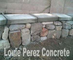 A Small Wall of  Natural Stones