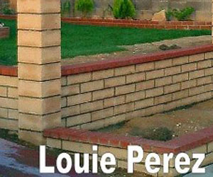 A Brick Wall surrounding a Lawn