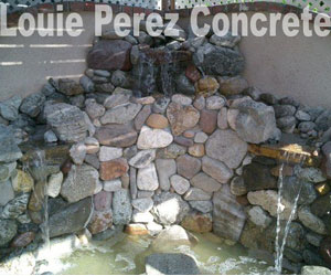 A Small Stone Waterfall