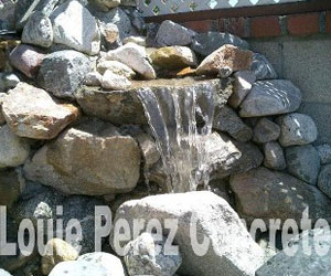 Waterfall With Big and Small Stones