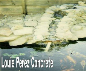 The Small White Rock Waterfall