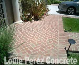 Red Brick Tile Walkway