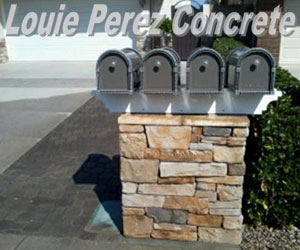 A Small Brick Stone Pillar