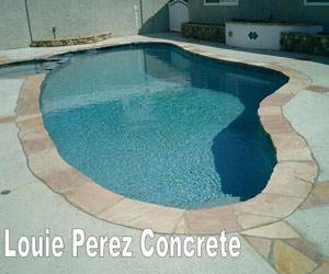 Brick Tile Flooring Outside Swimming Pool