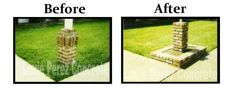 Before and After Rock Wall